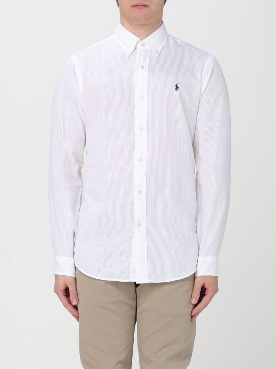 26SS 랄프 로렌 긴팔 셔츠 710938519001 White