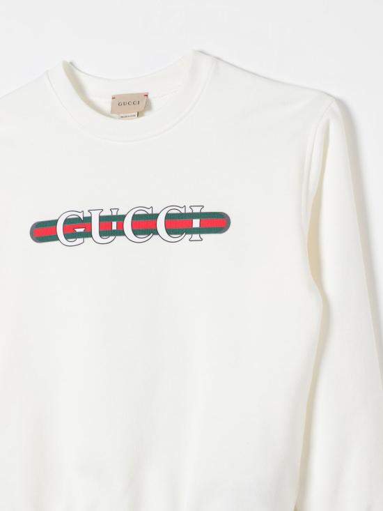 25FW [키즈] 구찌 트레이닝 상의 793528XJGPJ 9214 White - GUCCI