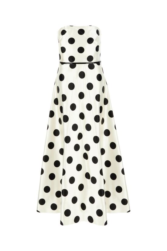 24FW 막스마라 롱 원피스 CIPPO 003 BIANCO NERO