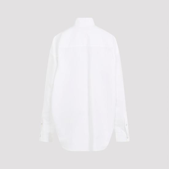 24FW 발렌시아가 셔츠 794462 TQM30 9140 WHITE WHITE - BALENCIAGA