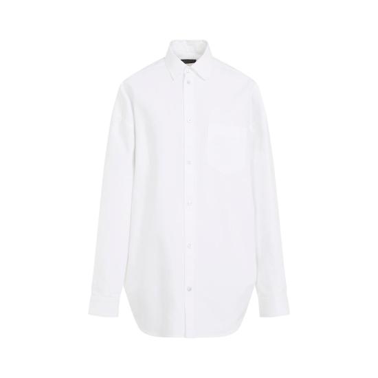 24FW 발렌시아가 셔츠 794462 TQM30 9140 WHITE WHITE