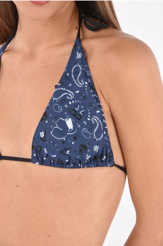  칼라거펠트 비키니 수영복 KL21WTP22 NAV Blue - KARL LAGERFELD