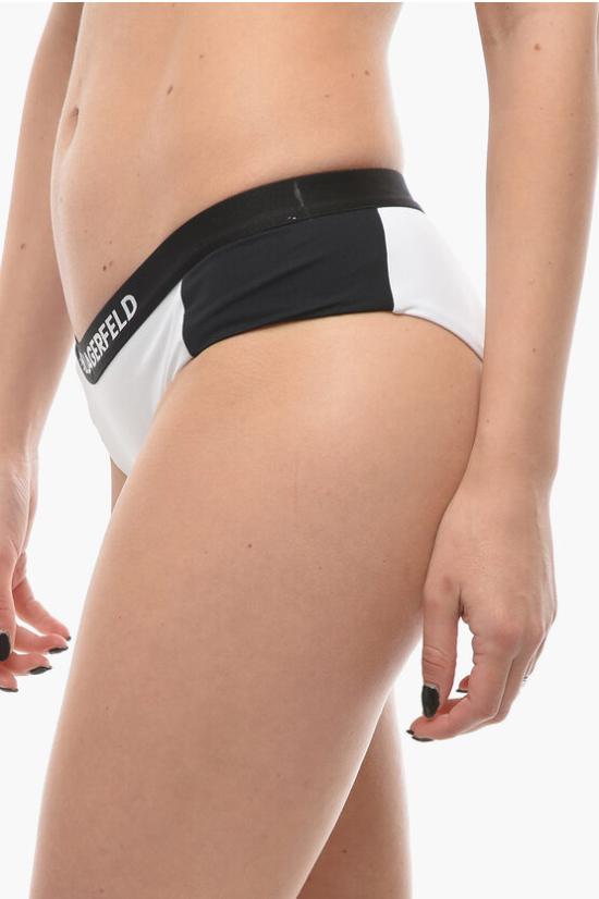  칼라거펠트 팬티  KL22WBT09 WHITE Black White - KARL LAGERFELD