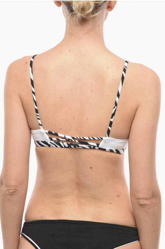  칼라거펠트 비키니 수영복 KL22WTP25 WHITE Black White - KARL LAGERFELD