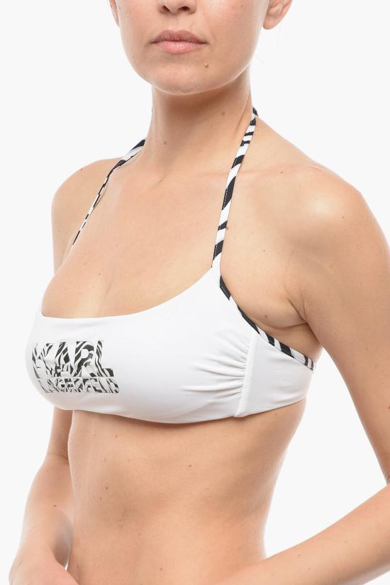  칼라거펠트 비키니 수영복 KL22WTP26 WHITE Black White - KARL LAGERFELD