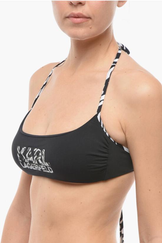  칼라거펠트 비키니 수영복 KL22WTP26 BLACK Black - KARL LAGERFELD