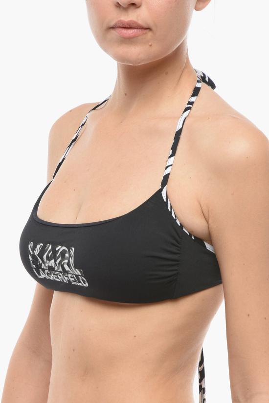  칼라거펠트 비키니 수영복 KL22WTP26 BLACK Black - KARL LAGERFELD