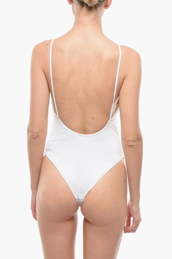  칼라거펠트 원피스 수영복 KL22WOP05 WHITE Black White - KARL LAGERFELD