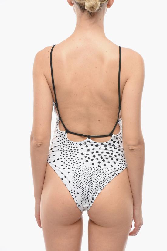  칼라거펠트 원피스 수영복 KL22WOP14 WHITE Black White - KARL LAGERFELD