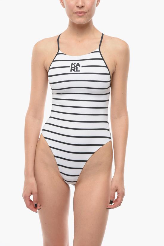  칼라거펠트 원피스 수영복 KL22WOP10 WHITE White