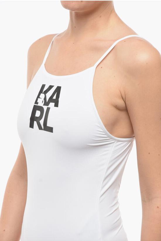  칼라거펠트 원피스 수영복 KL22WOP01 WHITE White - KARL LAGERFELD