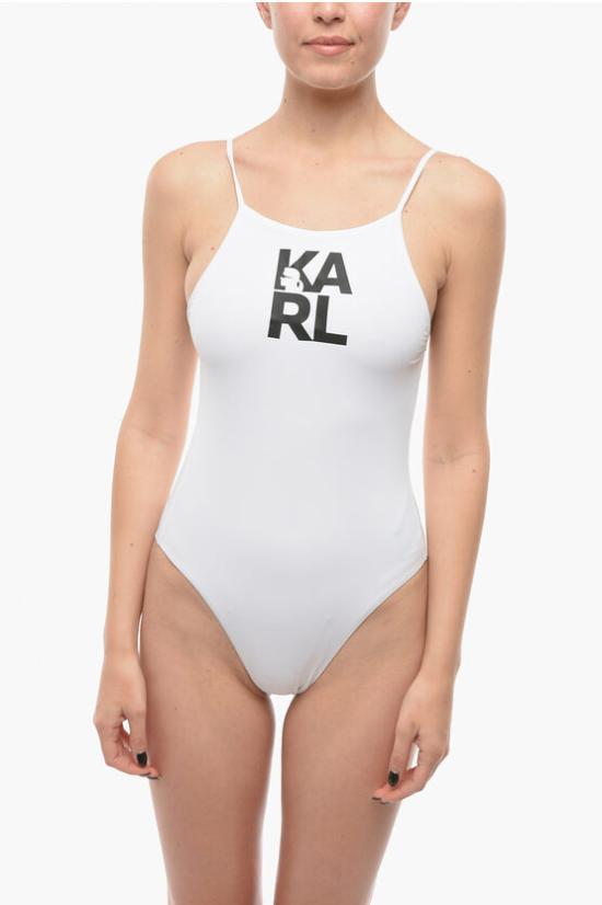  칼라거펠트 원피스 수영복 KL22WOP01 WHITE White