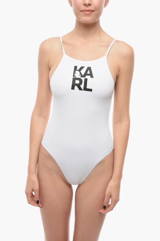  칼라거펠트 원피스 수영복 KL22WOP01 WHITE