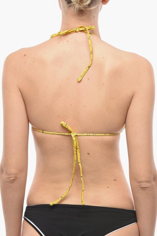  칼라거펠트 비키니 수영복 KL22WTP13 YELLOW Giallo Nero - KARL LAGERFELD