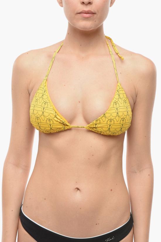  칼라거펠트 비키니 수영복 KL22WTP13 YELLOW Giallo Nero