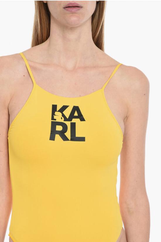  칼라거펠트 원피스 수영복 KL22WOP01 YELLOW - KARL LAGERFELD