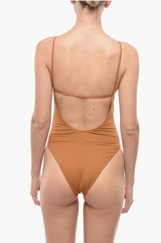  칼라거펠트 원피스 수영복 KL22WOP01 BROWN Brown - KARL LAGERFELD