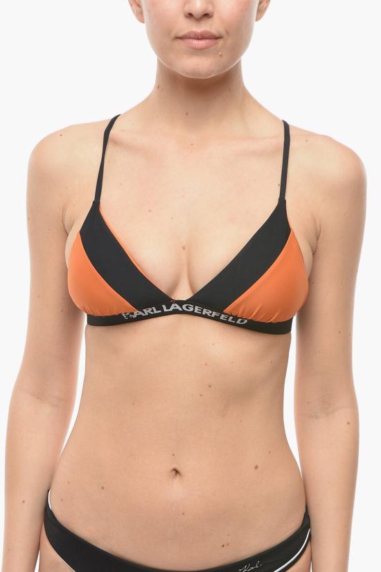  칼라거펠트 비키니 수영복 KL22WTP09 ORANGE Arancio Nero