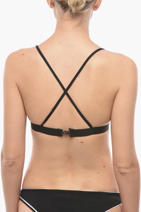  칼라거펠트 비키니 수영복 KL22WTP09 ORANGE Arancio Nero - KARL LAGERFELD