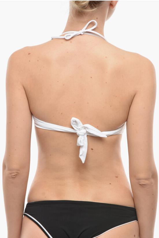  칼라거펠트 비키니 수영복 KL22WTP07 WHITE Black White - KARL LAGERFELD