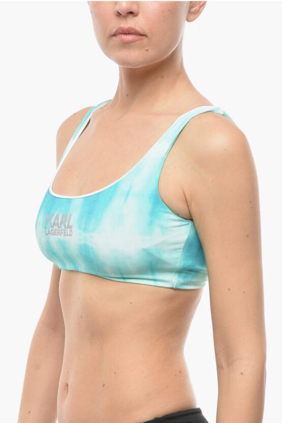  칼라거펠트 비키니 수영복 KL22WTP18 CERAMIC Azzurro Blu - KARL LAGERFELD