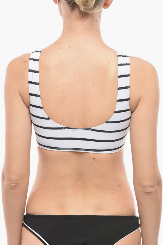  칼라거펠트 비키니 수영복 KL22WTP16 WHITE Black White - KARL LAGERFELD