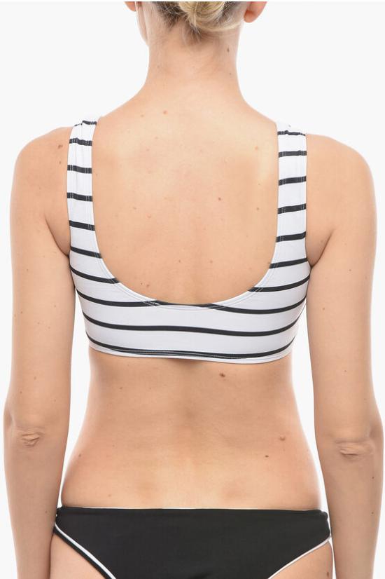  칼라거펠트 비키니 수영복 KL22WTP16 WHITE Black White - KARL LAGERFELD