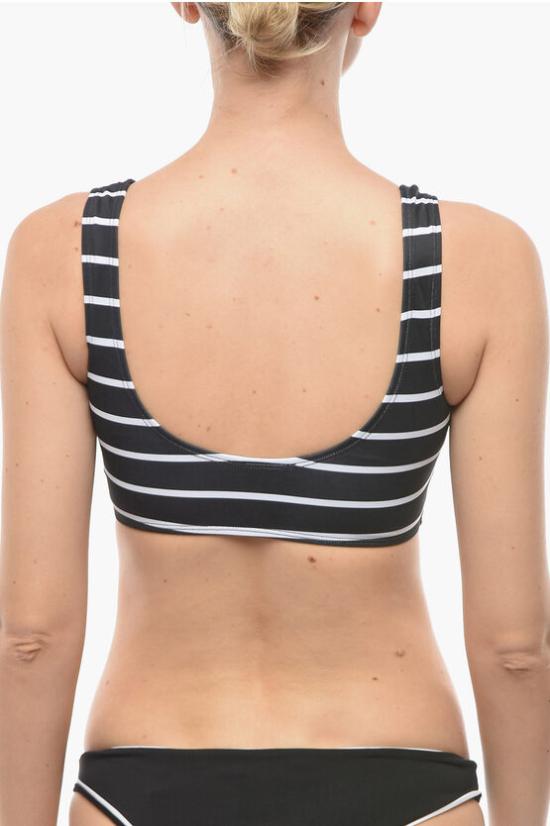  칼라거펠트 비키니 수영복 KL22WTP16 BLACK Bianco Nero - KARL LAGERFELD