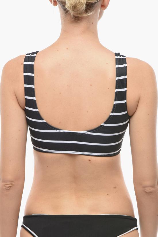  칼라거펠트 비키니 수영복 KL22WTP16 BLACK Bianco Nero - KARL LAGERFELD