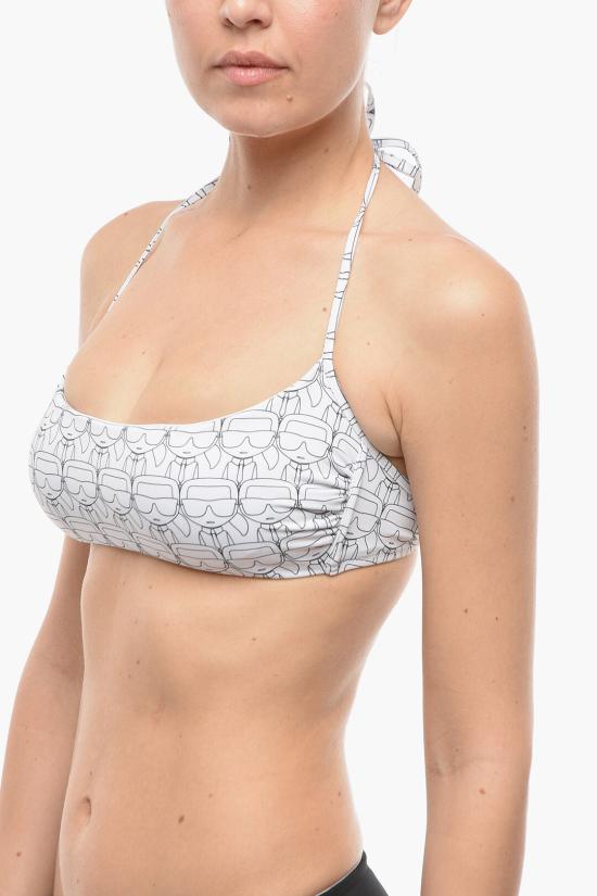  칼라거펠트 비키니 수영복 KL22WTP14 WHITE Black White - KARL LAGERFELD