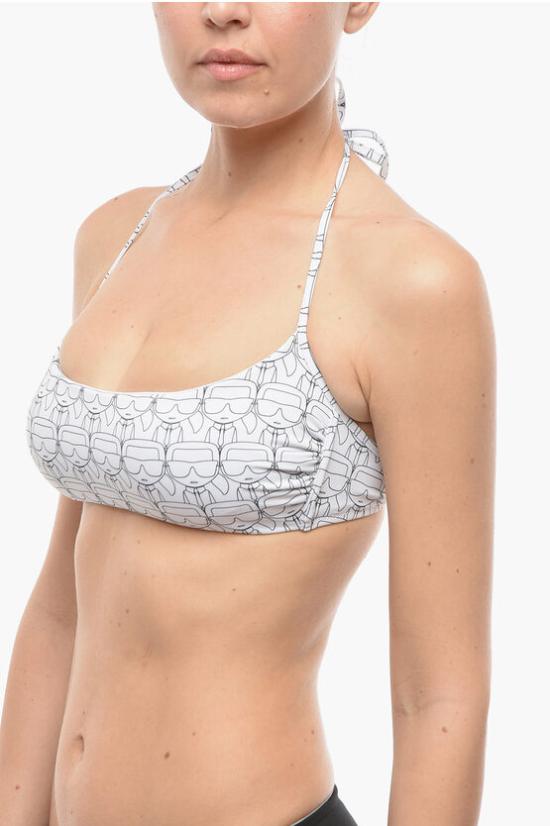  칼라거펠트 비키니 수영복 KL22WTP14 WHITE Black White - KARL LAGERFELD