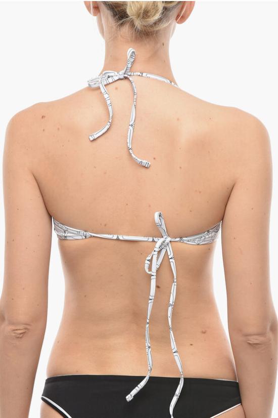  칼라거펠트 비키니 수영복 KL22WTP14 WHITE Black White - KARL LAGERFELD