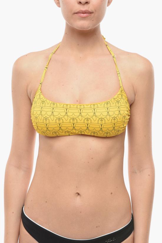  칼라거펠트 비키니 수영복 KL22WTP14 YELLOW Giallo Nero
