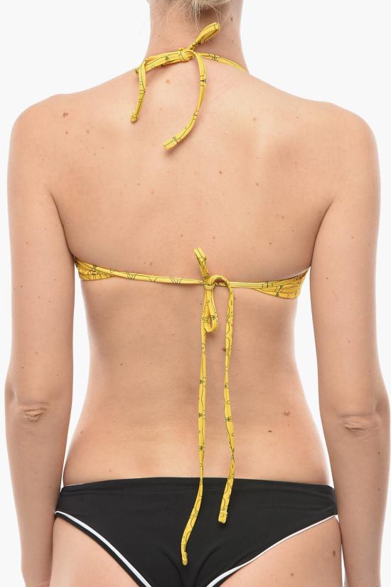  칼라거펠트 비키니 수영복 KL22WTP14 YELLOW Giallo Nero - KARL LAGERFELD