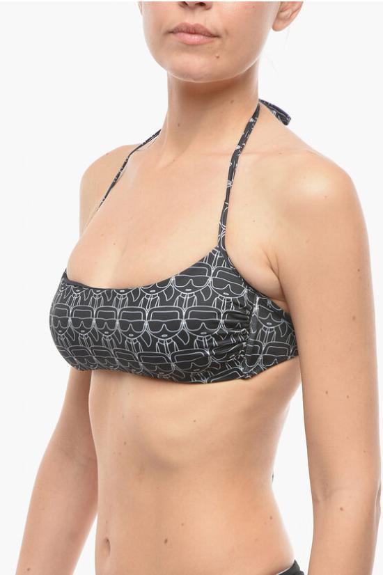  칼라거펠트 비키니 수영복 KL22WTP14 BLACK Black - KARL LAGERFELD