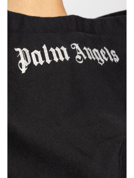 24FW 팜앤젤스 긴팔 티셔츠 PMBB153C99FLE002 1003 Black of white - PALM ANGELS