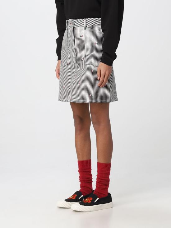  겐조 숏 스커트 FD52DJ2696J1 DM Denim - KENZO