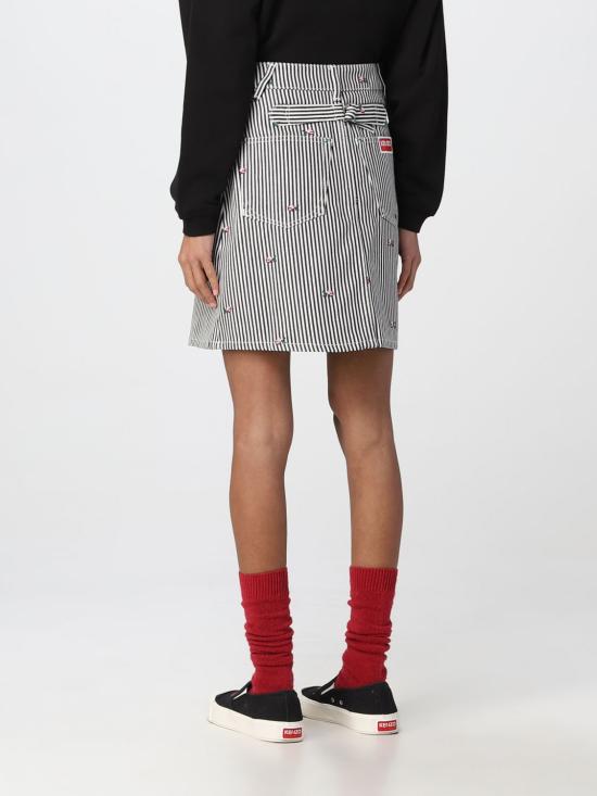  겐조 숏 스커트 FD52DJ2696J1 DM Denim - KENZO