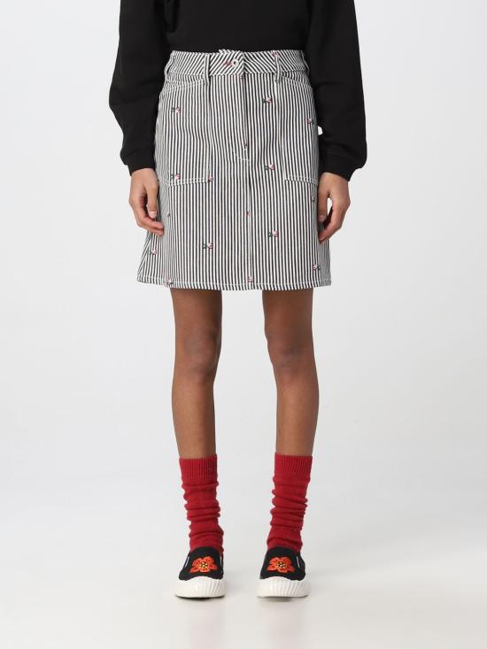  겐조 숏 스커트 FD52DJ2696J1 DM Denim