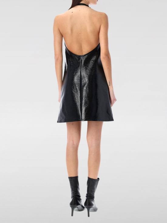  쿠레쥬 숏 원피스 124CRO377VY0014 9999 Black - COURREGES