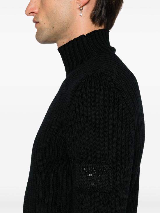 25SS 프라다 터틀넥 UMR620SOOO15O6 F0002 NERO - PRADA