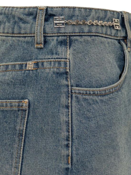  지방시 스커트 BW40SQ5Y9N 420 BLUE - GIVENCHY