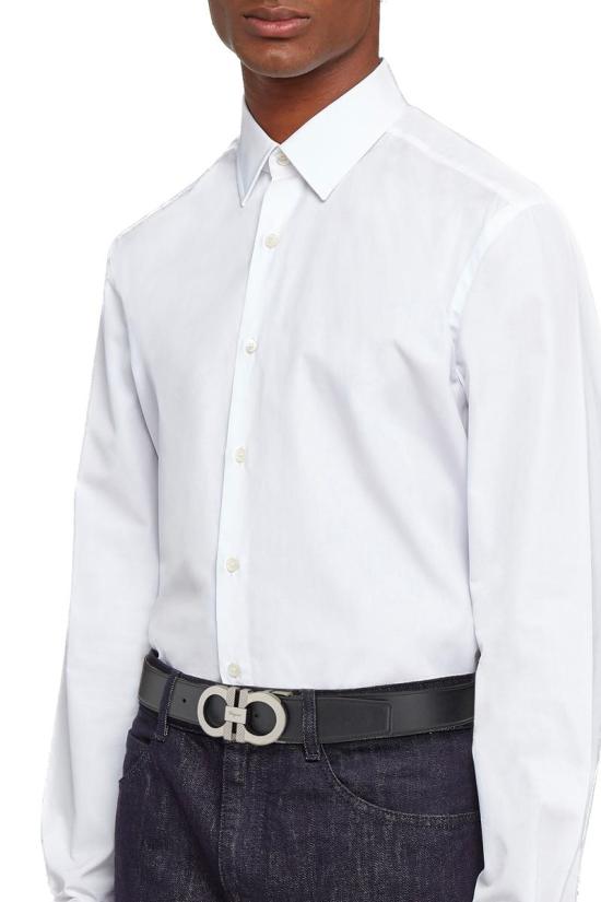 25FW 살바토레 페라가모 가죽 벨트 670084750184 BLACK - SALVATORE FERRAGAMO