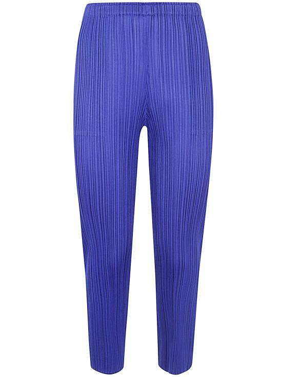 24FW 플리츠플리즈 스트레이트 팬츠 PP48JF114 72 BLUE - PLEATS PLEASE