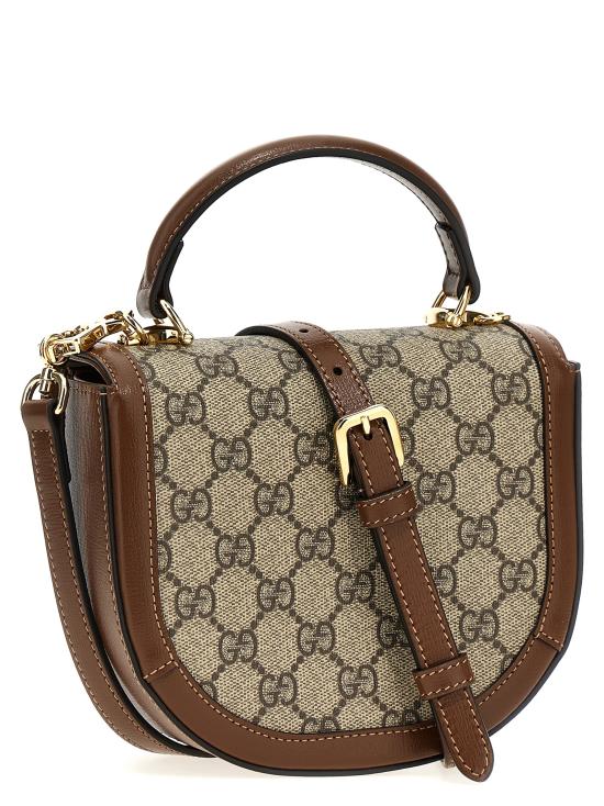 26FW 구찌 홀스빗 1955 미니 탑 핸들백 78138792TCG8563 Brown - GUCCI