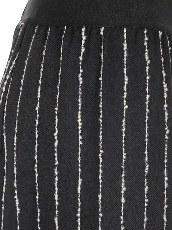  마리아 칼데라라 스트레이트 팬츠 S364B 91 BLACK IVORY - MARIA CALDERARA