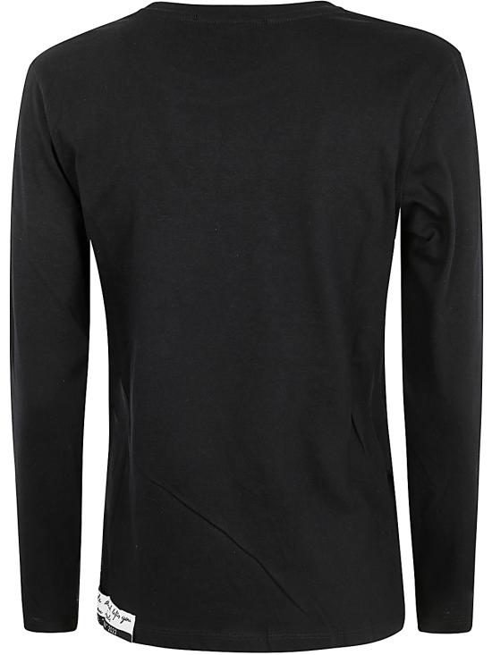  마리아 칼데라라 긴팔 티셔츠 S400J 953 BLACK COCTAIL - MARIA CALDERARA