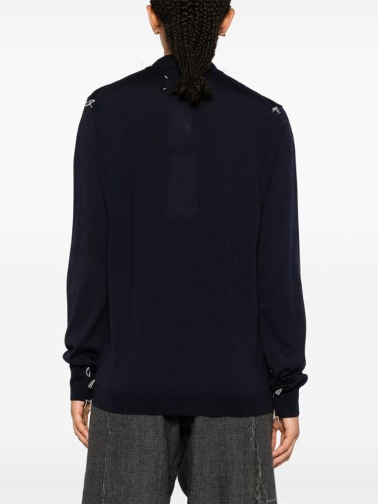 24FW 마르지엘라 스웨터 S51HL0016 M13057 511 NAVY - MAISON MARGIELA