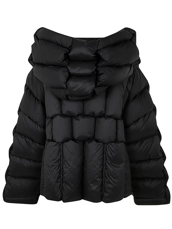 24FW RAXXY 숏패딩 CRDJ029 BLACK WHITE - CHRISTOPHER RAXXY