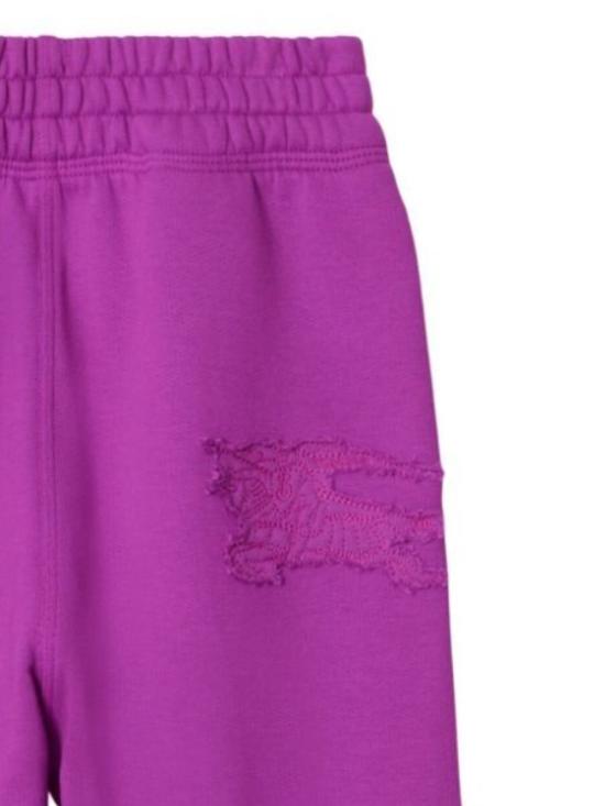 24FW [키즈] 버버리 트레이닝/조거 팬츠 8088726 A3084 BRIGHT HYACINTH - BURBERRY